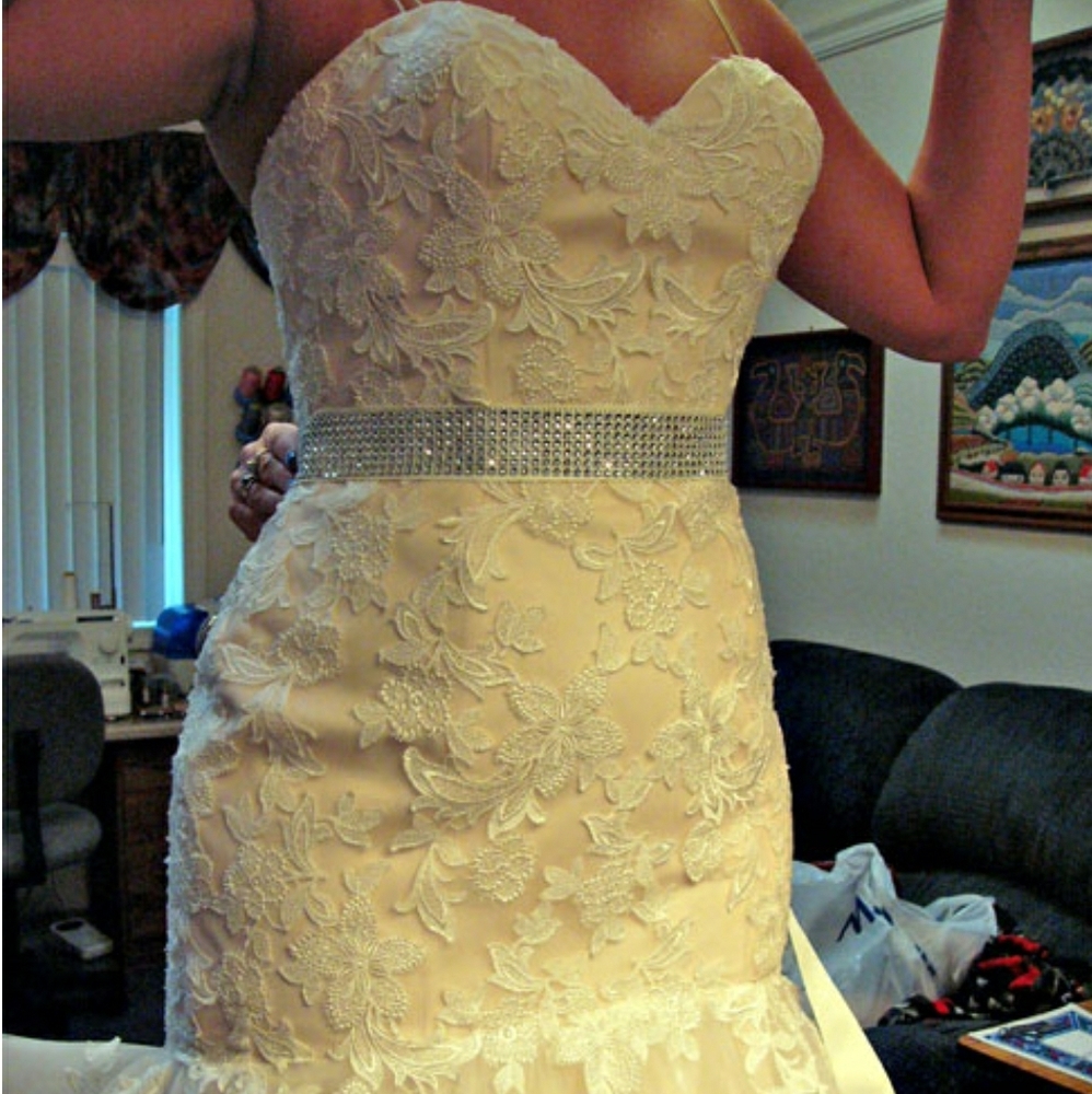 Wedding dress mermaid style